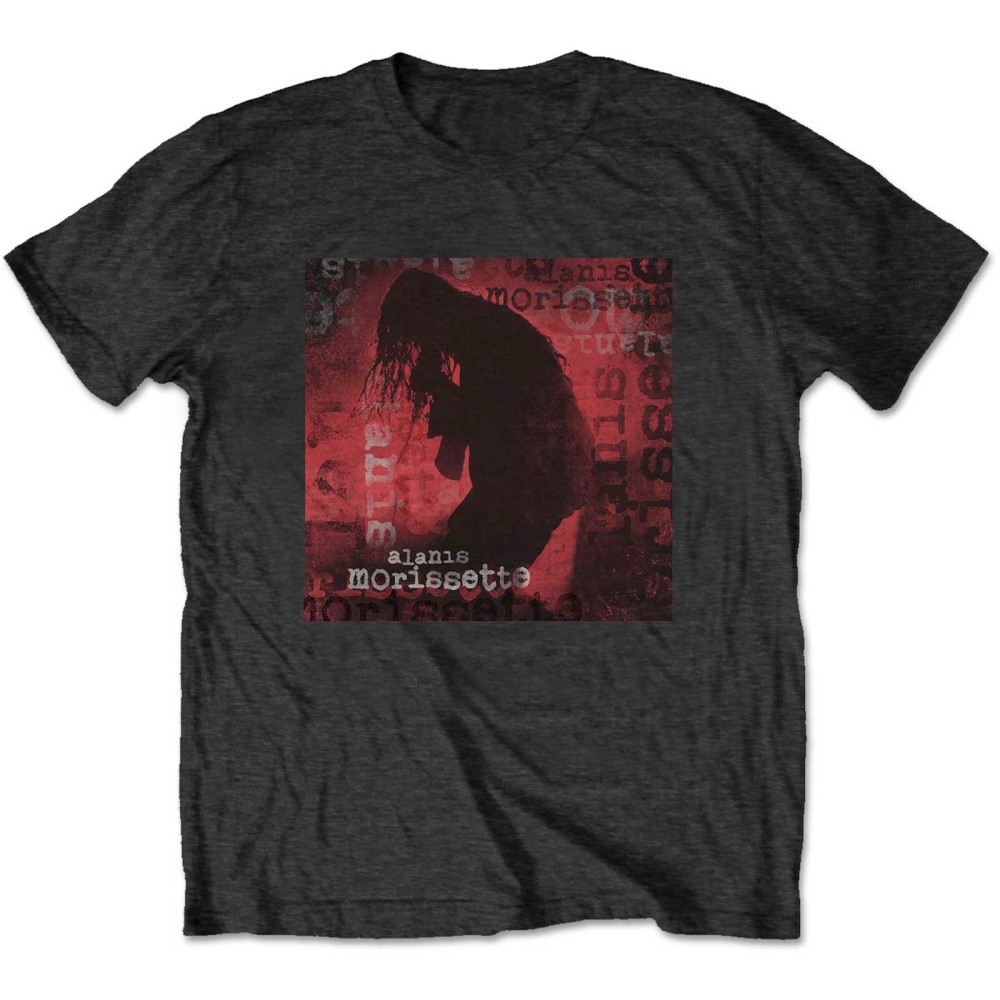 Alanis Morissette - Ironic Silhouette Tshirt Homme - Noir